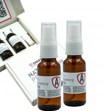 Water Frequency Spray Set "A". Inhalt: 2 x 20 ml